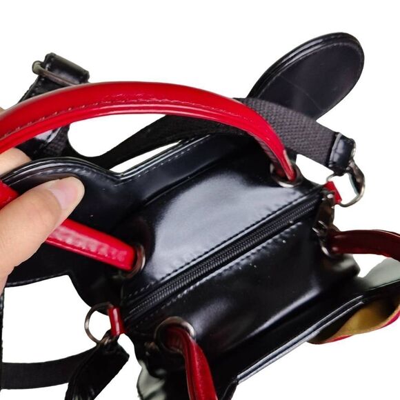 Disney Minnie Mouse Face Shape Crossbody Purse - Picture 5 of 10